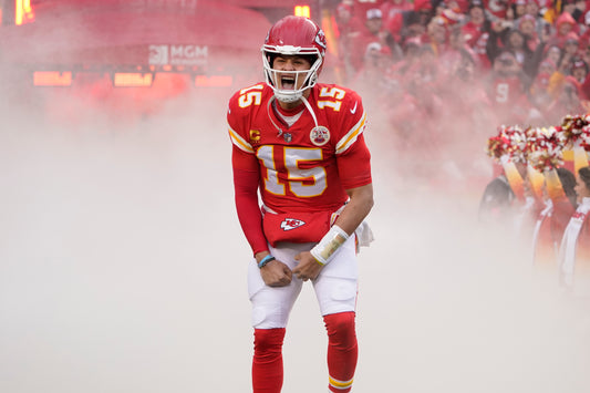 Patrick Mahomes is in unfamiliar terrain because of Travis Kelce's injury.