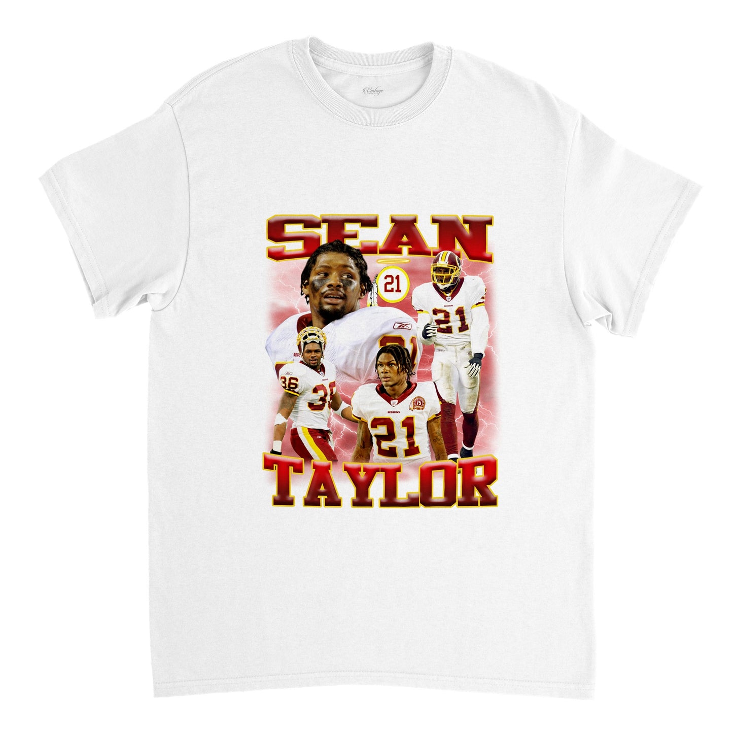 SEAN TAYLOR WASHINGTON REDSKIN VINTAGE TEE