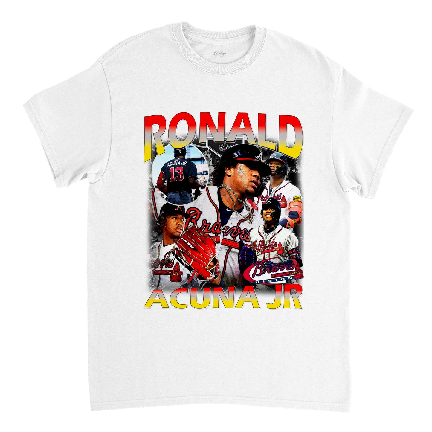 RONALD ACUNA JR MLB BASEBALL VINTAGE TEE