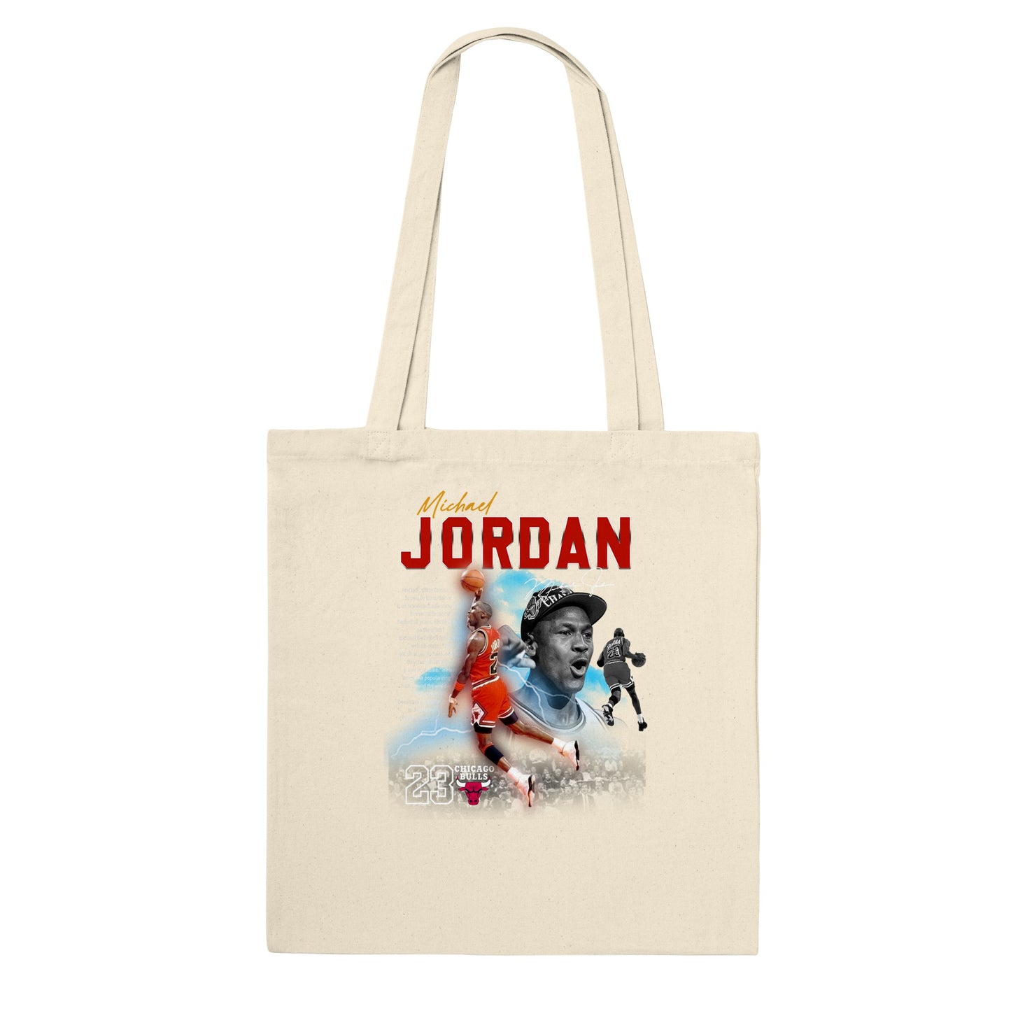 MICHAEL JORDAN VINTAGE QUOTE CLASSIC TOTE BAG