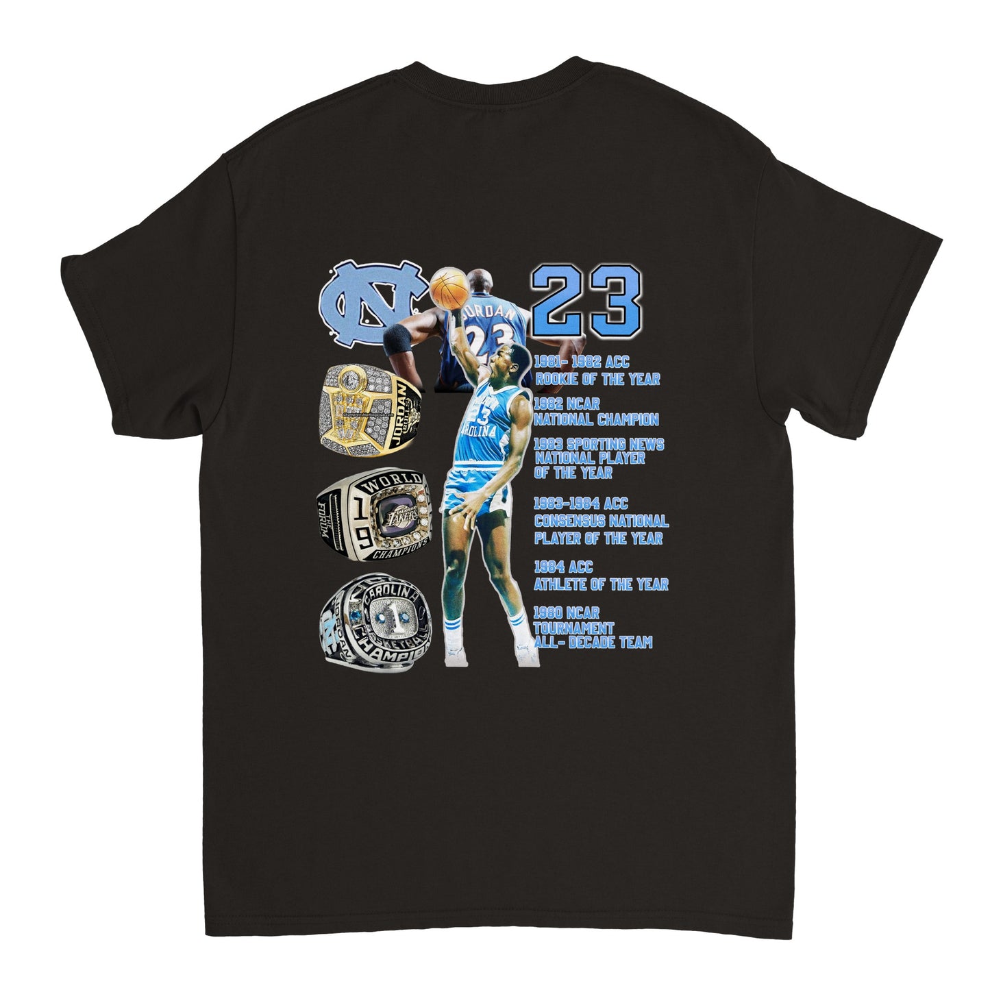 MICHAEL JORDAN NORTH CAROLINA VINTAGE TEE (DS)