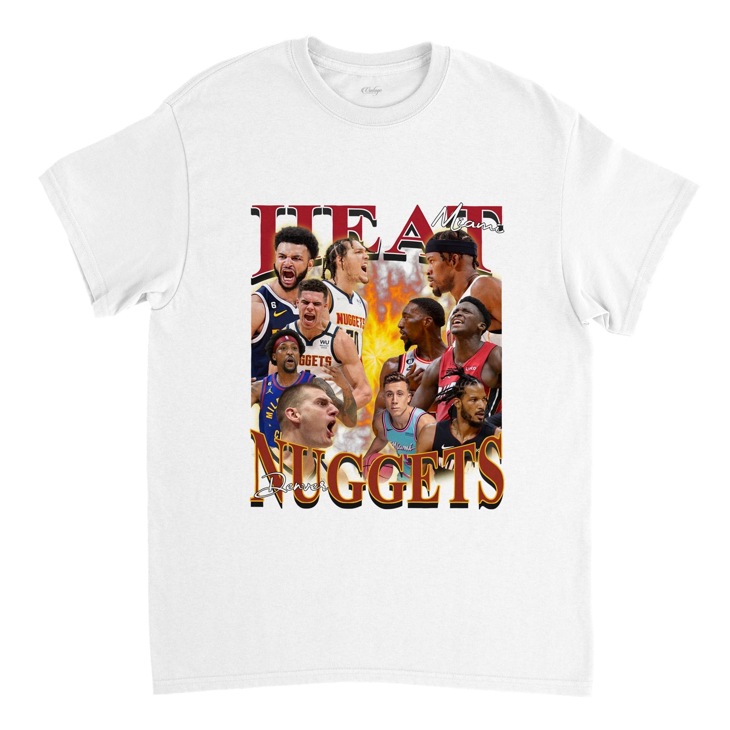 HEAT VS NUGGET NBA CHAMPIONSHIP 2023 VINTAGE TEE