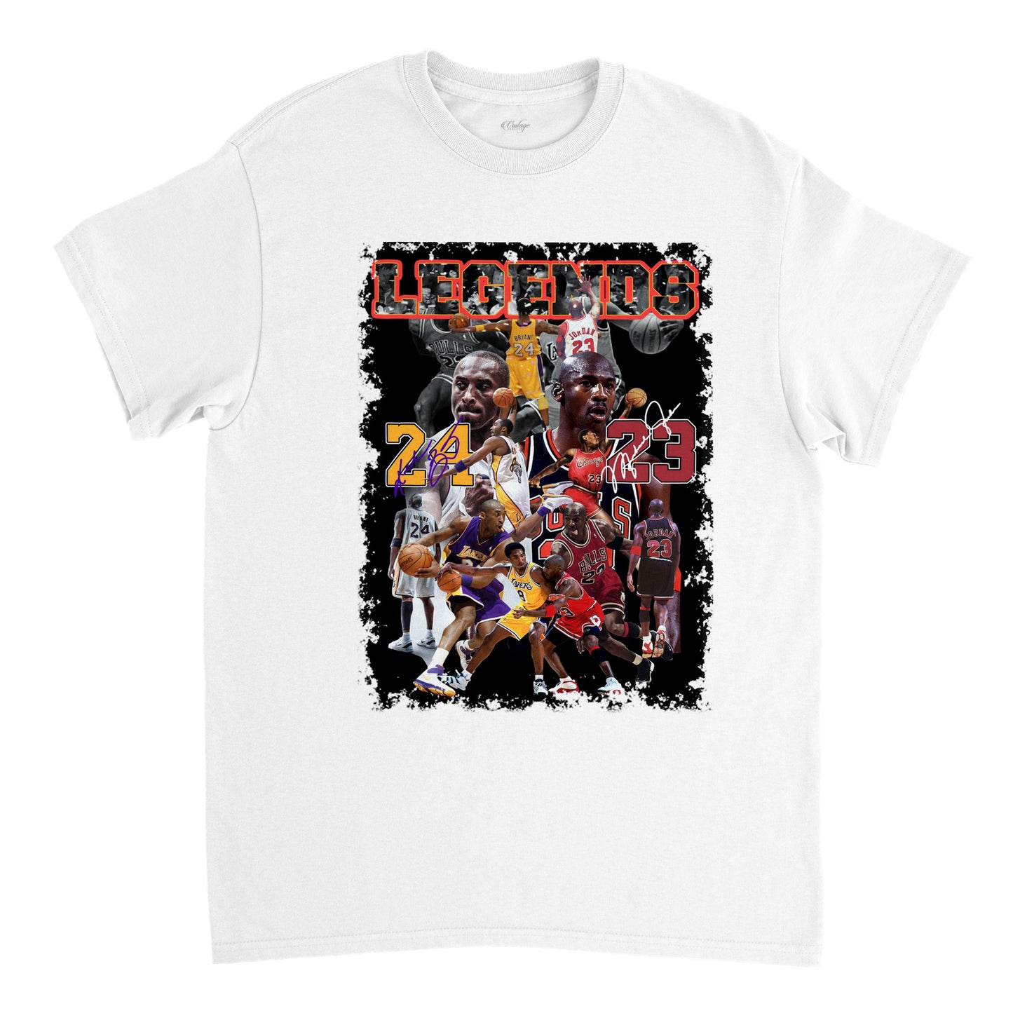 LEGENDS MJ AND KB VINTAGE TEE (DS)