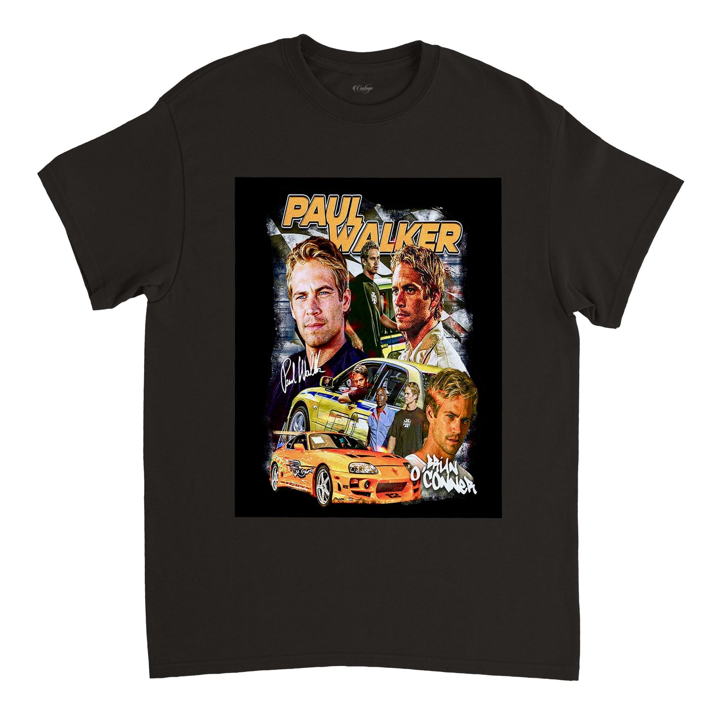 PAUL WALKER RIP FAST AND FURIOUS VINTAGE TEE (DS)