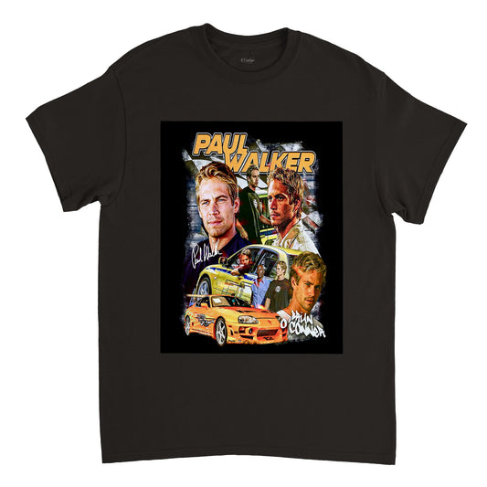 PAUL WALKER RIP FAST AND FURIOUS VINTAGE TEE (DS)