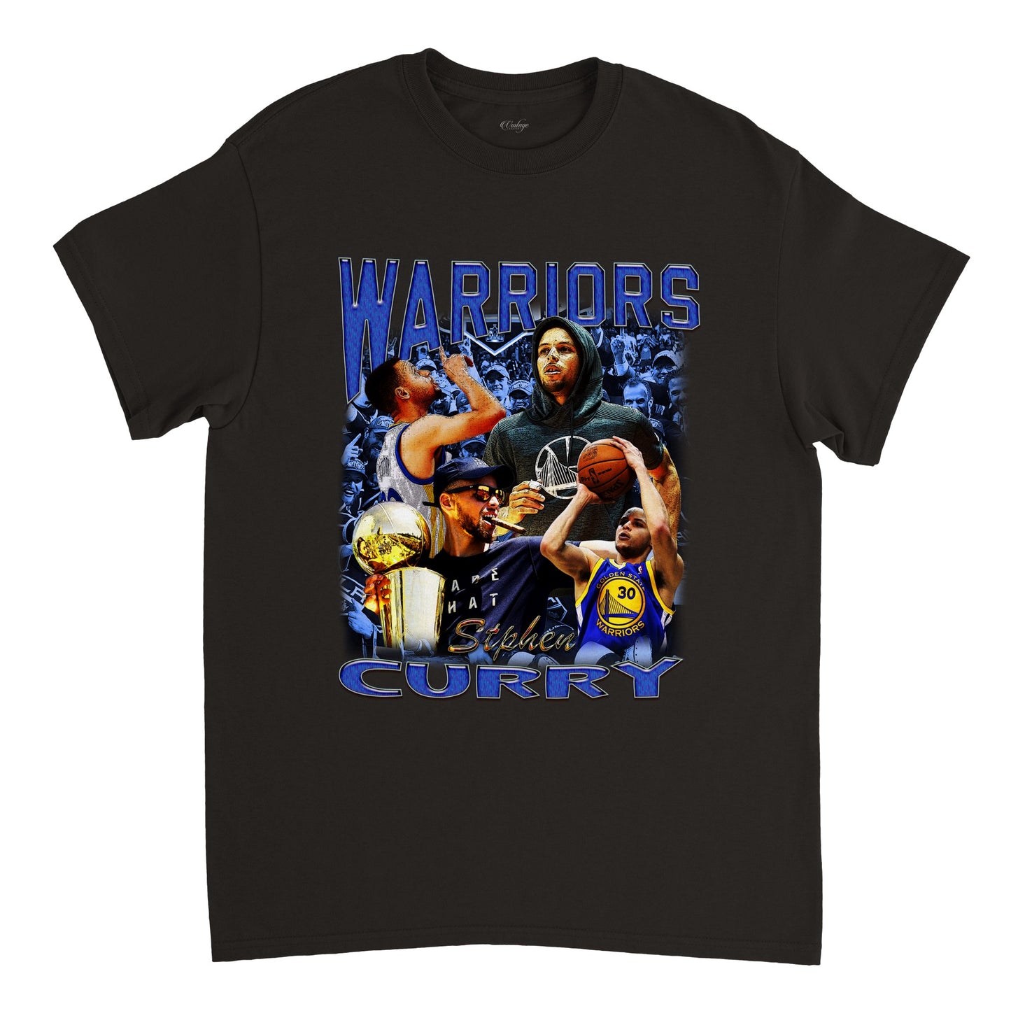 WARRIORS CHAMPION STEPH CURRY VINTAGE TEE