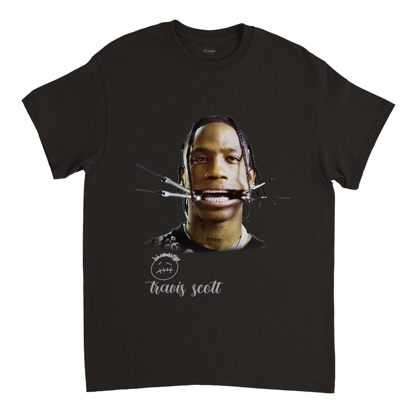 TRAVIS SCOTT BIG FACE VINTAGE TEE