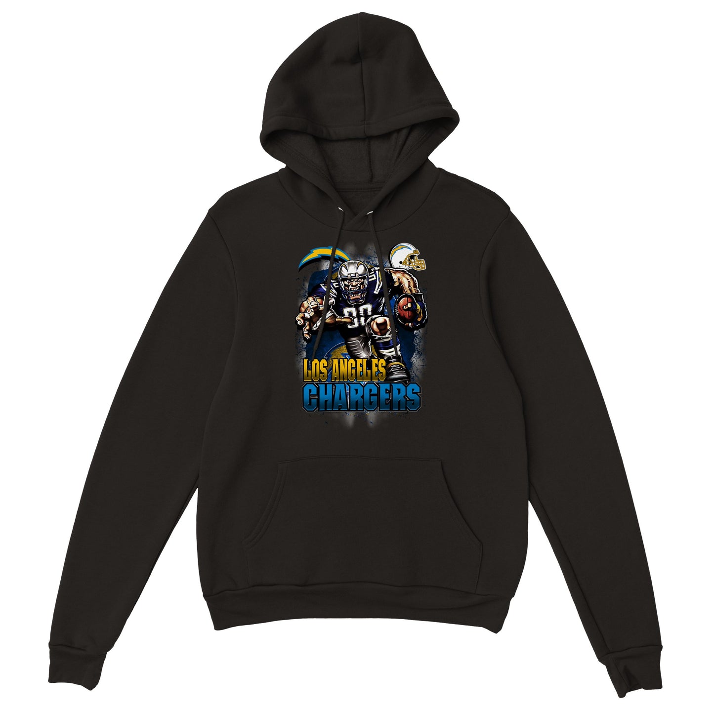 CHARGERS NFL FOOTBALL VINTAGE PREMIUM HOODY