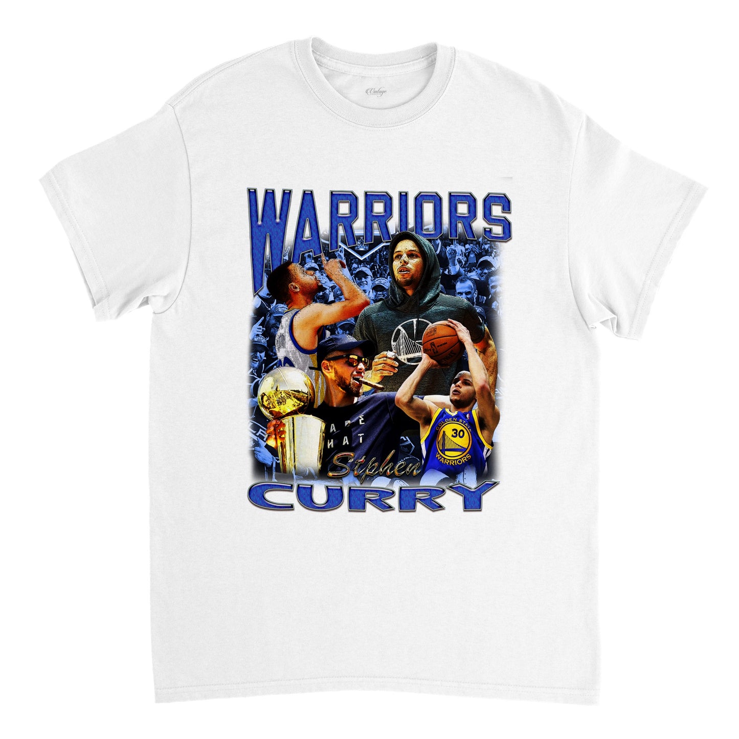 WARRIORS CHAMPION STEPH CURRY VINTAGE TEE