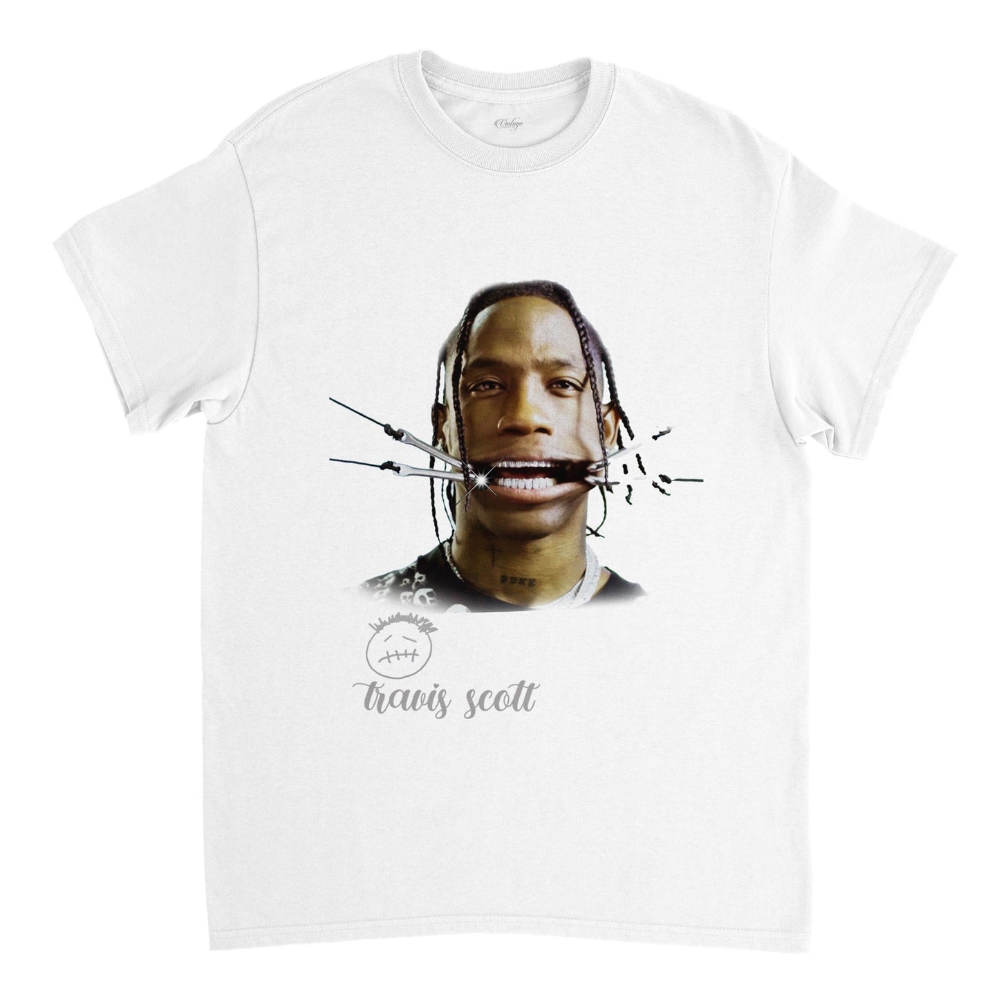 TRAVIS SCOTT BIG FACE VINTAGE TEE