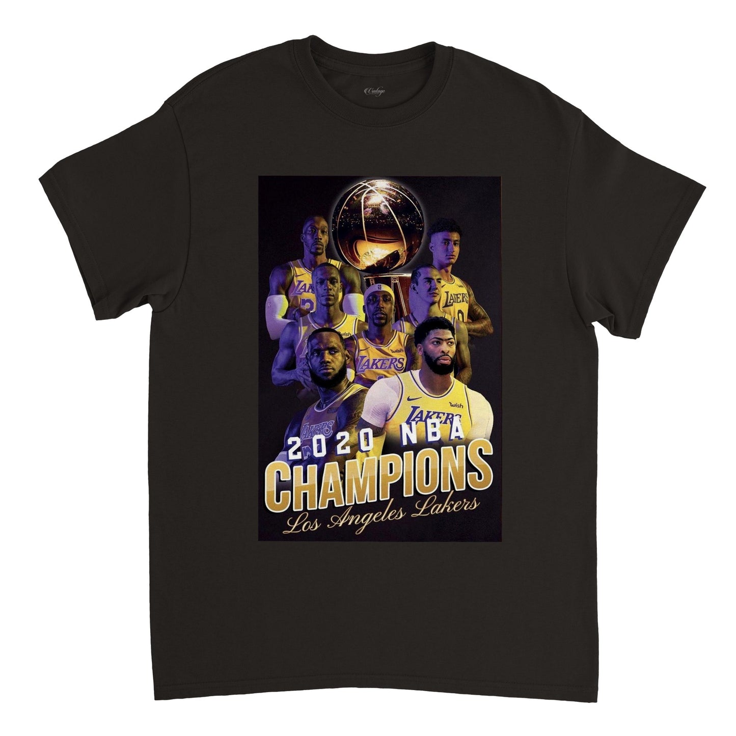 LAKERS 2O20 CHAMPION VINTAGE TEE