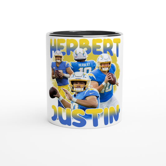 JUSTIN HERBERT NFL CHARGERS VINTAGE CERAMIC MUG