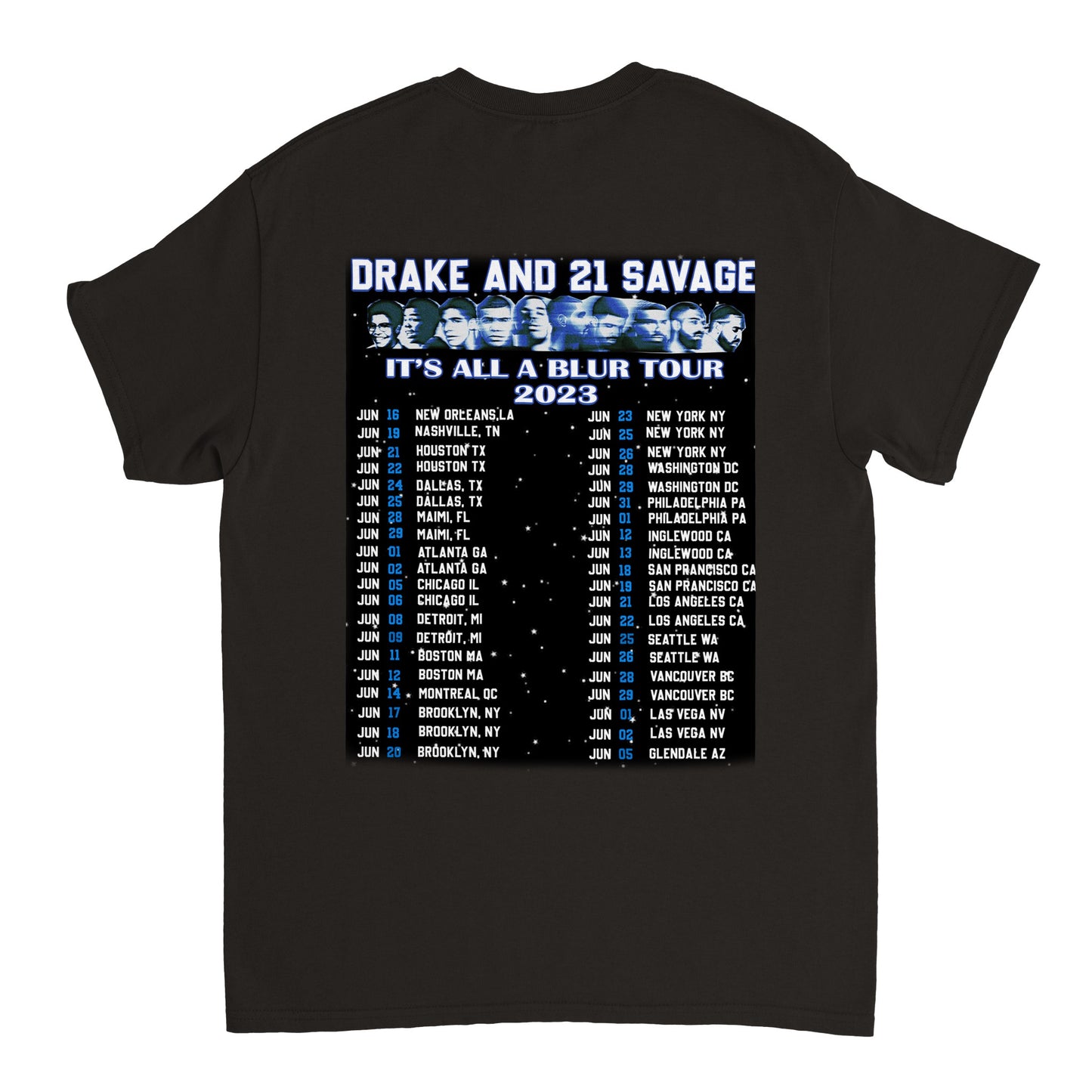 DRAKE IT'S ALL BLUR TOUR VINTAGE TEE (DS)