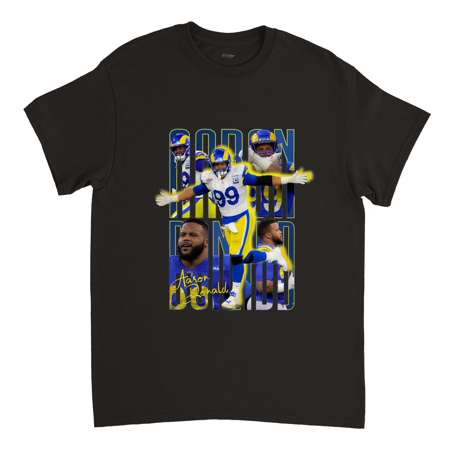 AARON DONALD NFL RAMS VINTAGE TEE