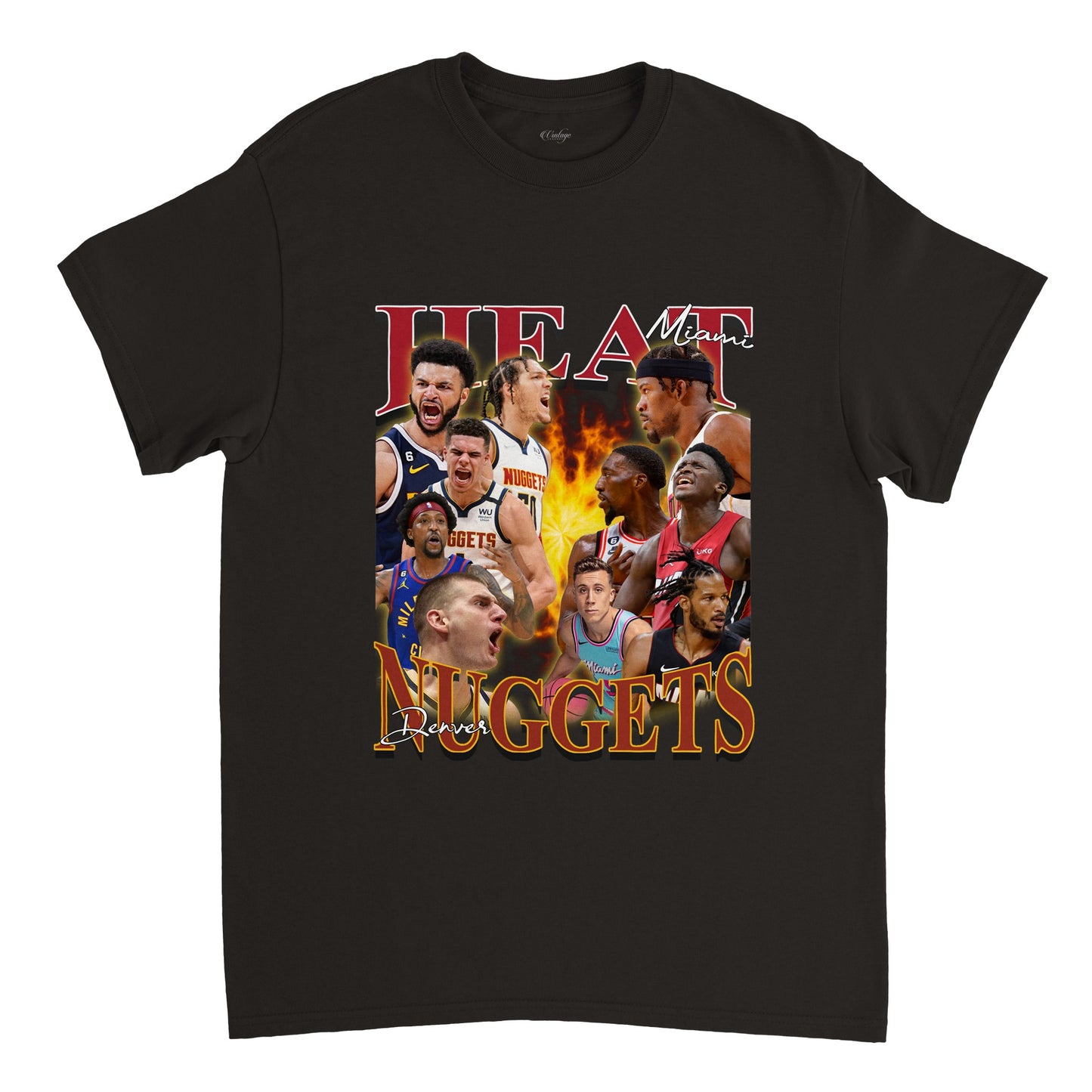 HEAT VS NUGGET NBA CHAMPIONSHIP 2023 VINTAGE TEE