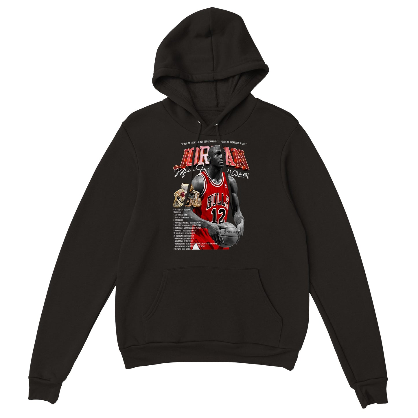 THE MJ THE GOAT OF HIS ERA VINTAGE PREMIUM HOODY