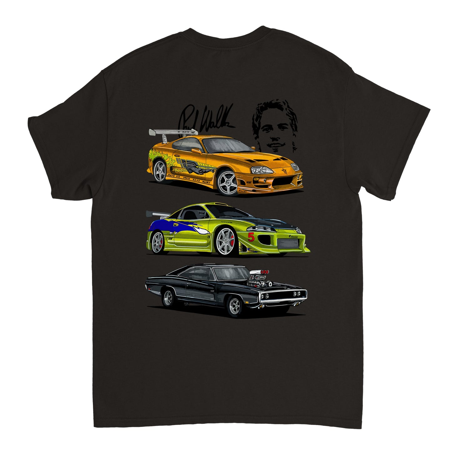 PAUL WALKER RIP FAST AND FURIOUS VINTAGE TEE (DS)