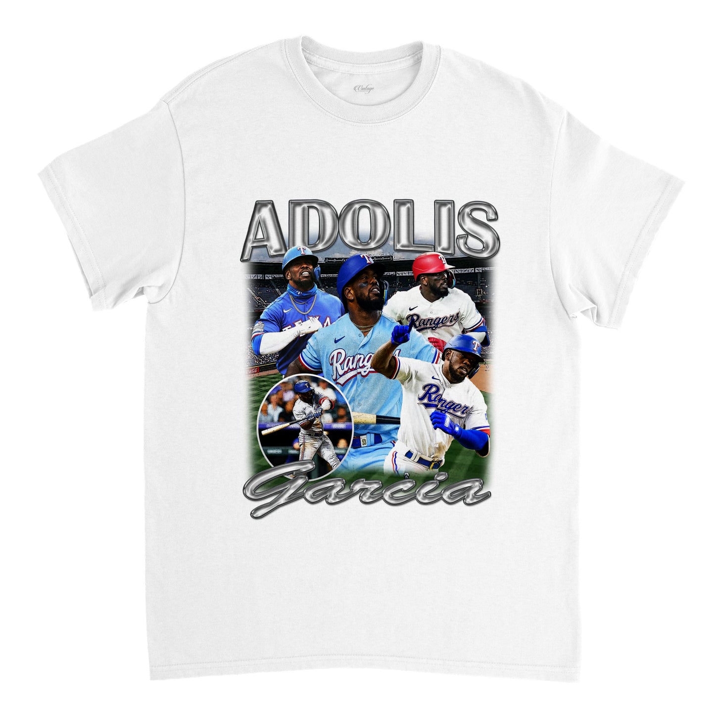 ADOLIS GARCIA RANGERS MLB VINTAGE TEE