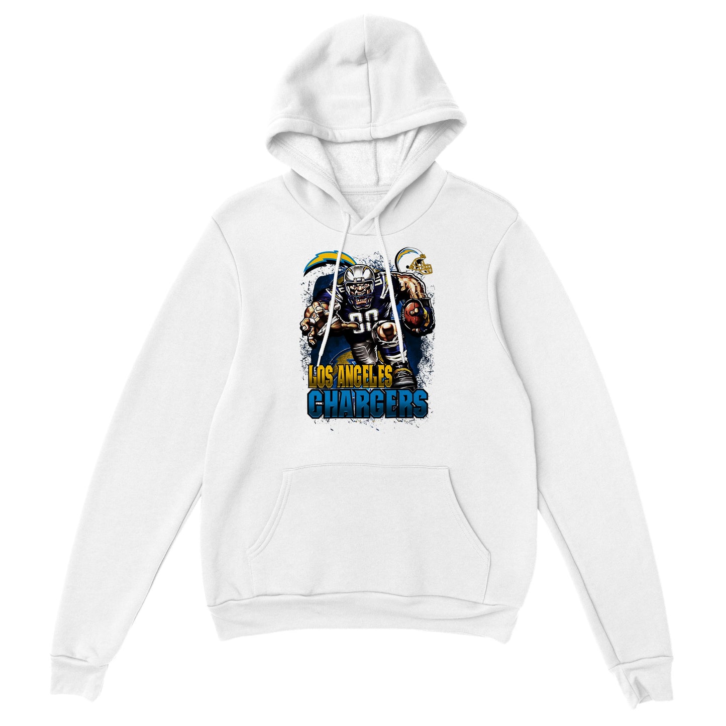 CHARGERS NFL FOOTBALL VINTAGE PREMIUM HOODY