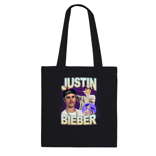 JUSTIN BIEBER VINTAGE TOTE BAG