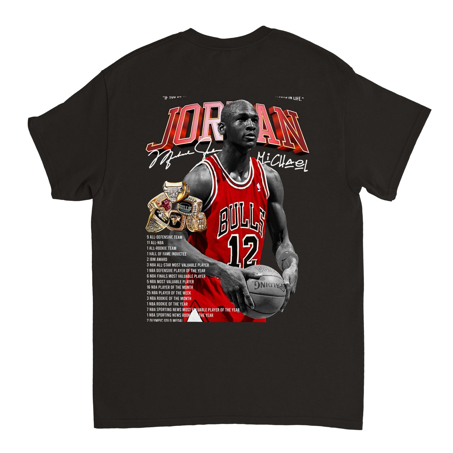 THE MJ THE GOAT OF HIS ERA VINTAGE TEE (DS)