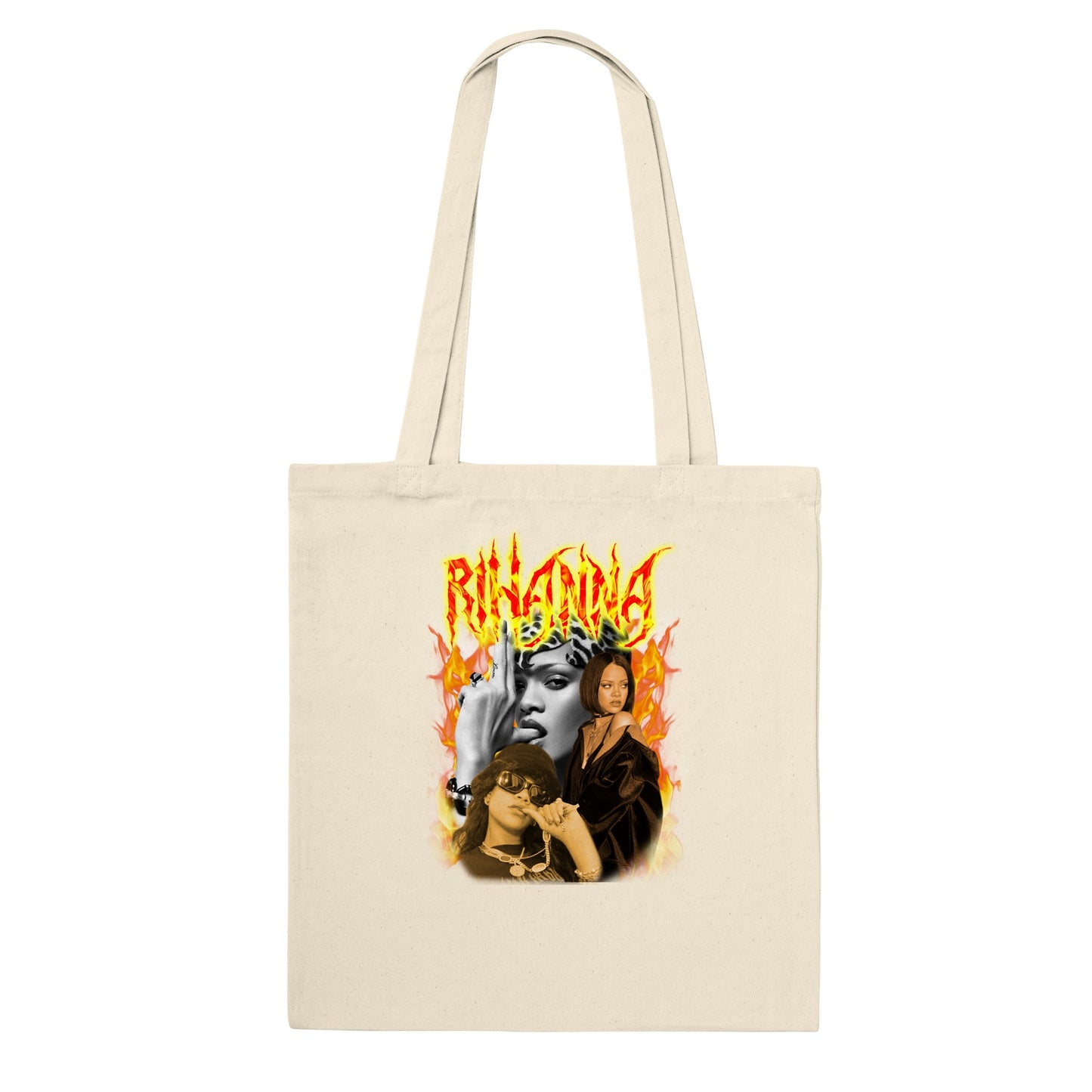 RHIANNA FIRE VINTAGE CLASSIC TOTE BAG