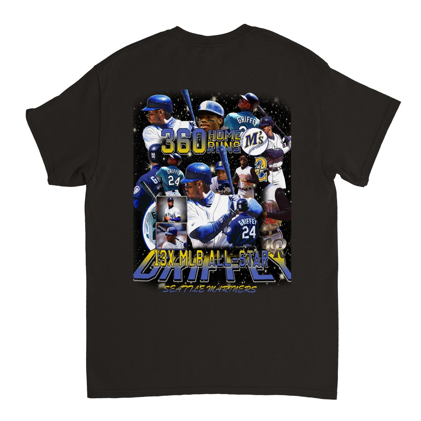 KEN GRIFFEY MARINNERS MLB VINTAGE TEE (DS)