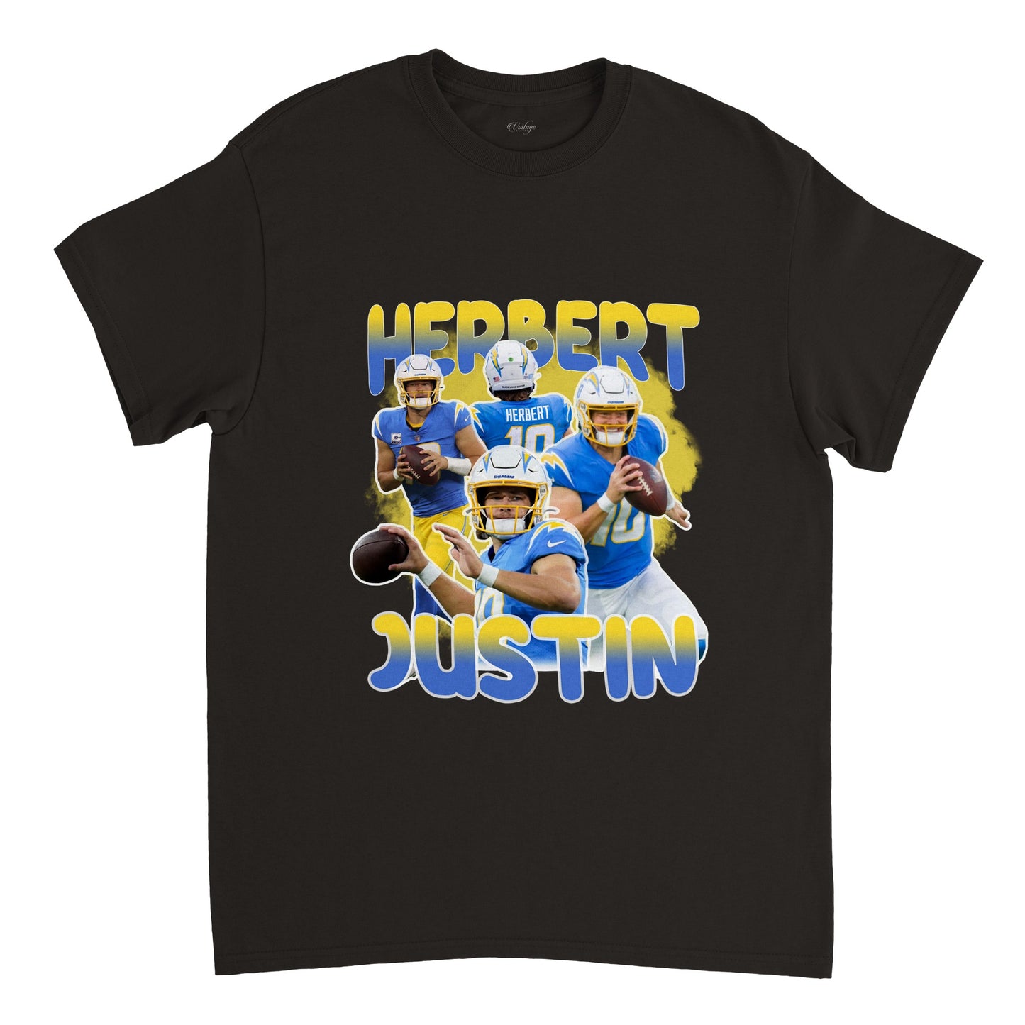 JUSTIN HERBERT NFL CHARGERS VINTAGE TEE (DS)