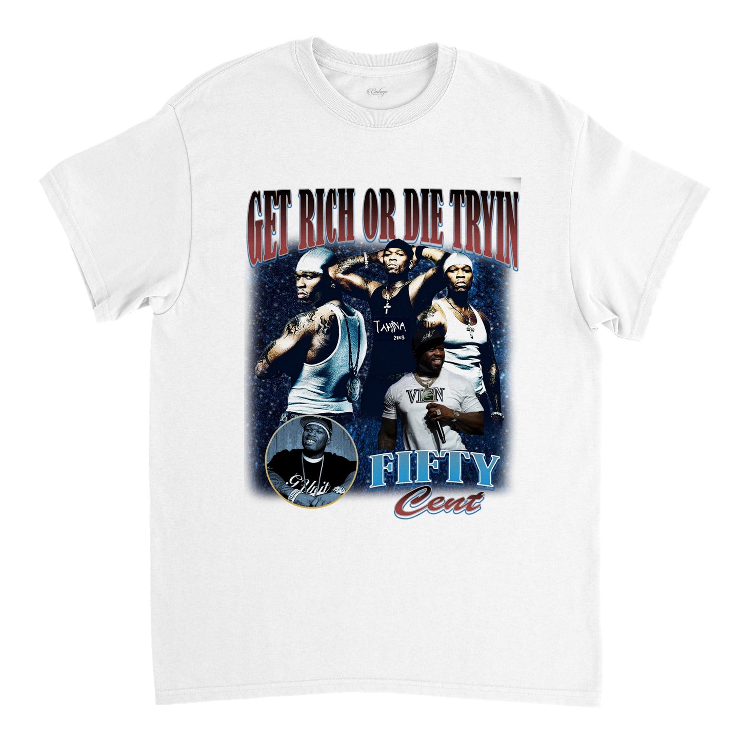 50 CENT GET RICH OR DIE TRYING VINTAGE TEE (DS)