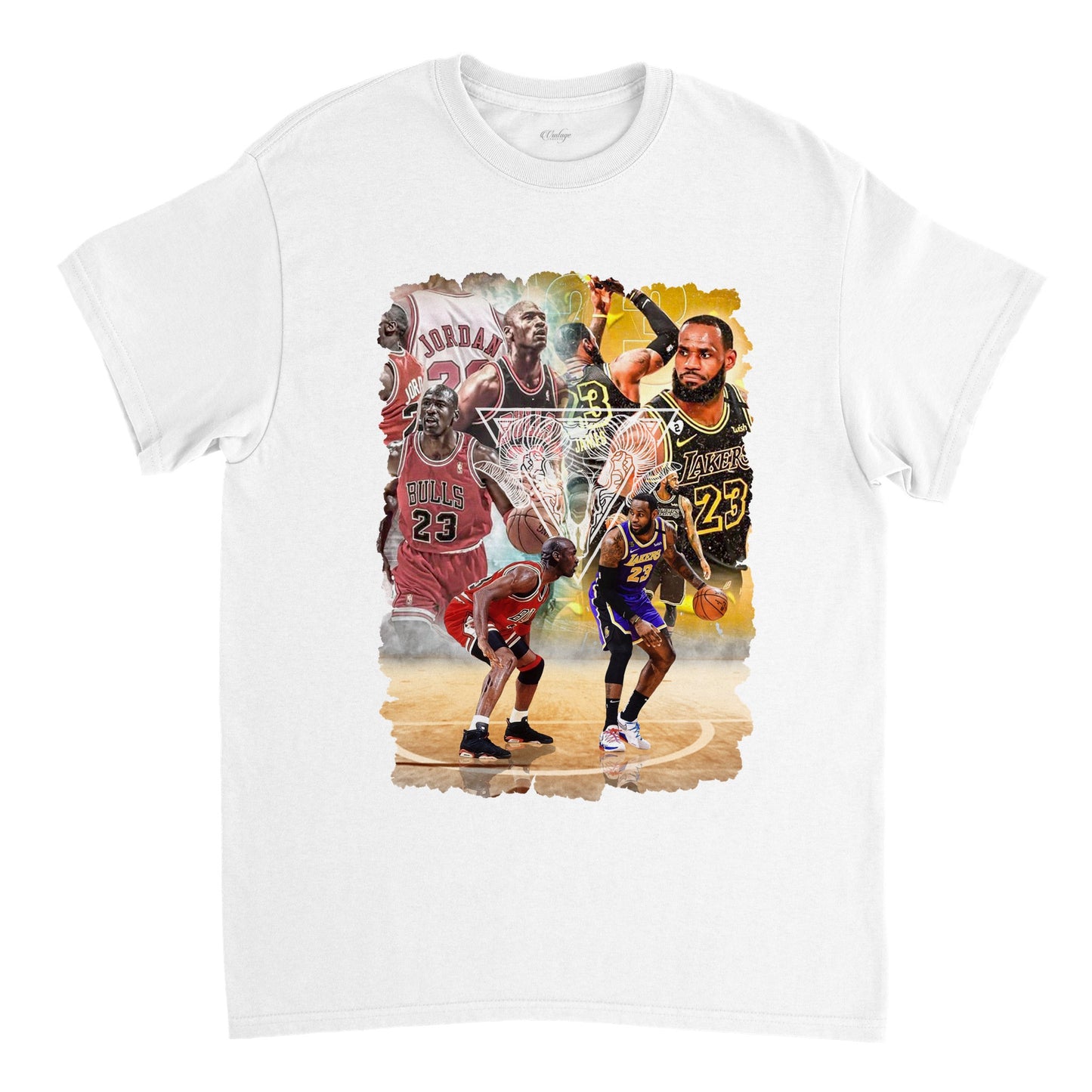 JORDAN VS LEBRON VINTAGE TEE