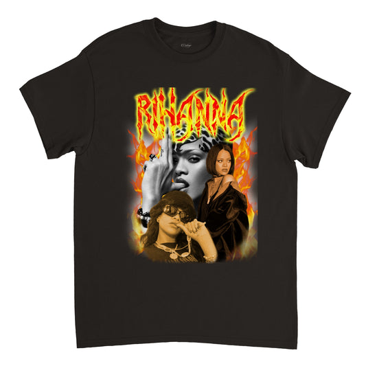 RHIANNA FIRE VINTAGE TEE