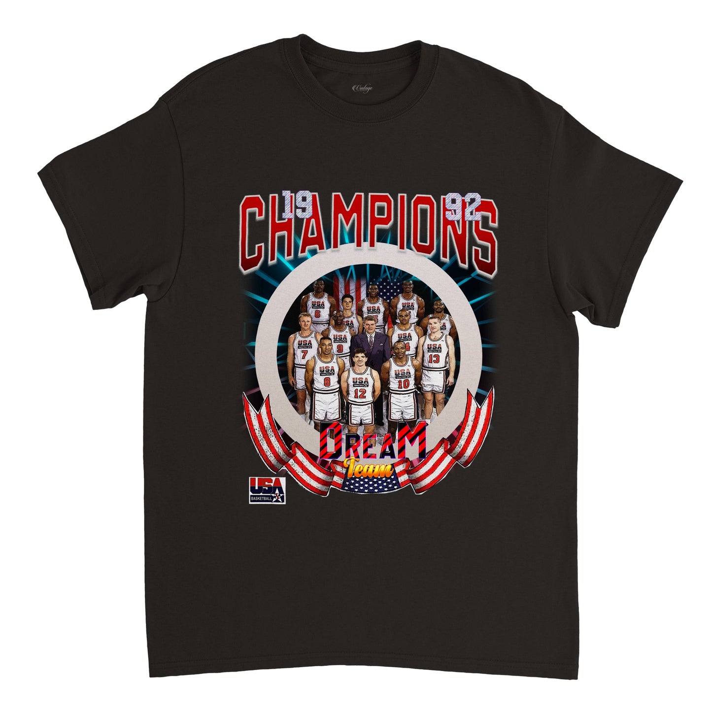 USA CHAMPIONS 1992 DREAM TEAM VINTAGE TEE (DS)