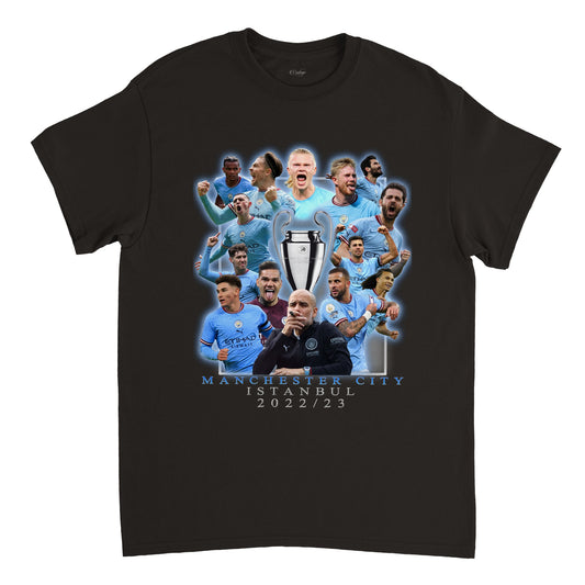 MANCHESTER CITY CHAMPION VINTAGE TEE