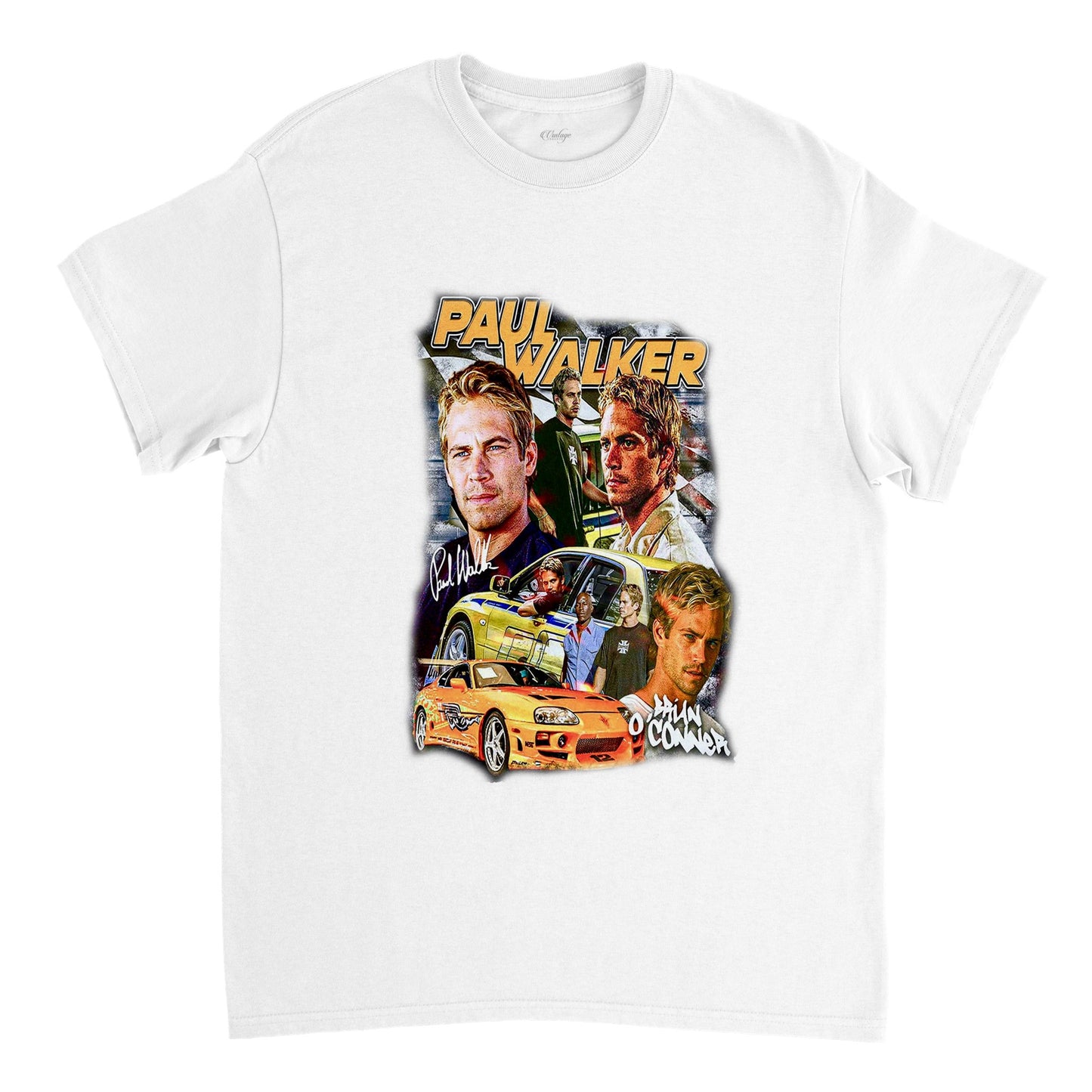 PAUL WALKER (RIP) FAST & FURIOUS VINTAGE TEE (DS)