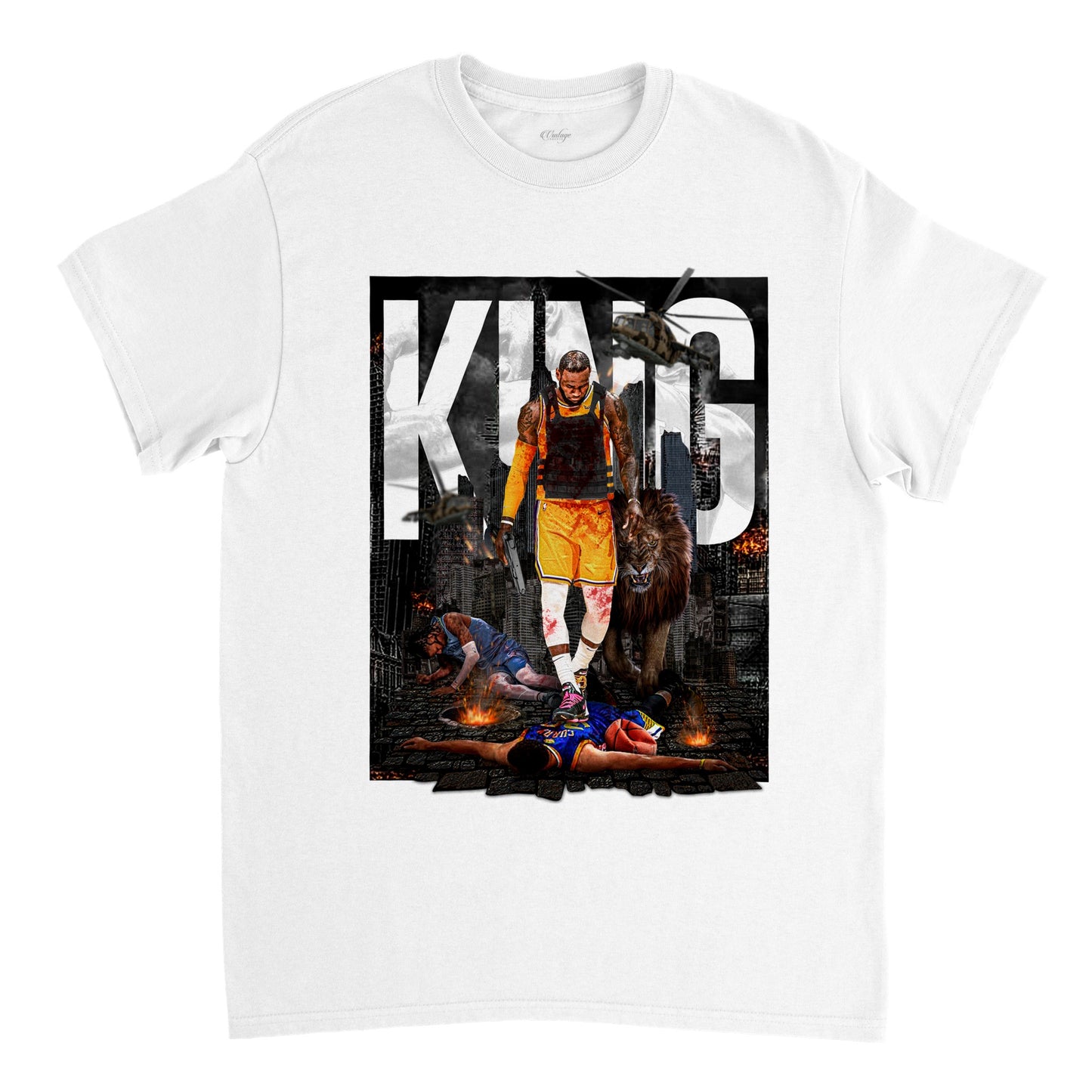 KING JAMES GAME MODE VINTAGE TEE