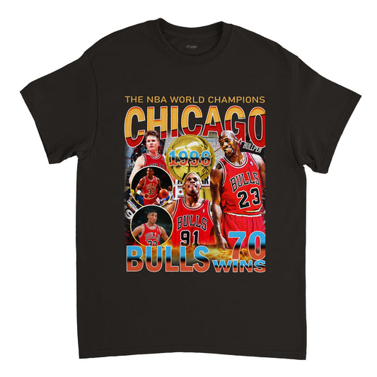 CHICAGO BULLS 70 WINS CHAMPION VINGTAGE TEE