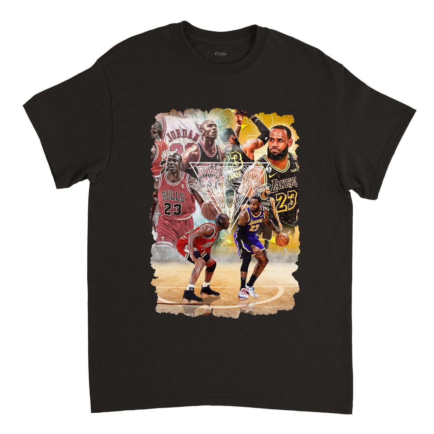 JORDAN VS LEBRON VINTAGE TEE