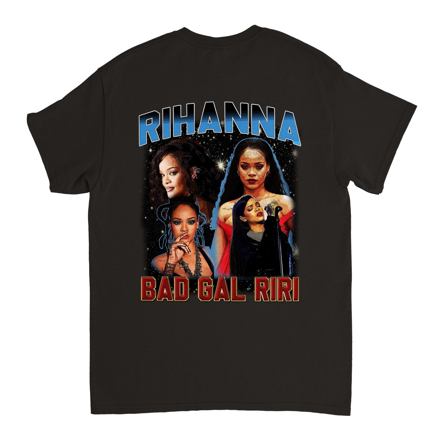 RHIANNA BUBBLE GUM BIG FACE VINTAGE TEE (DS)