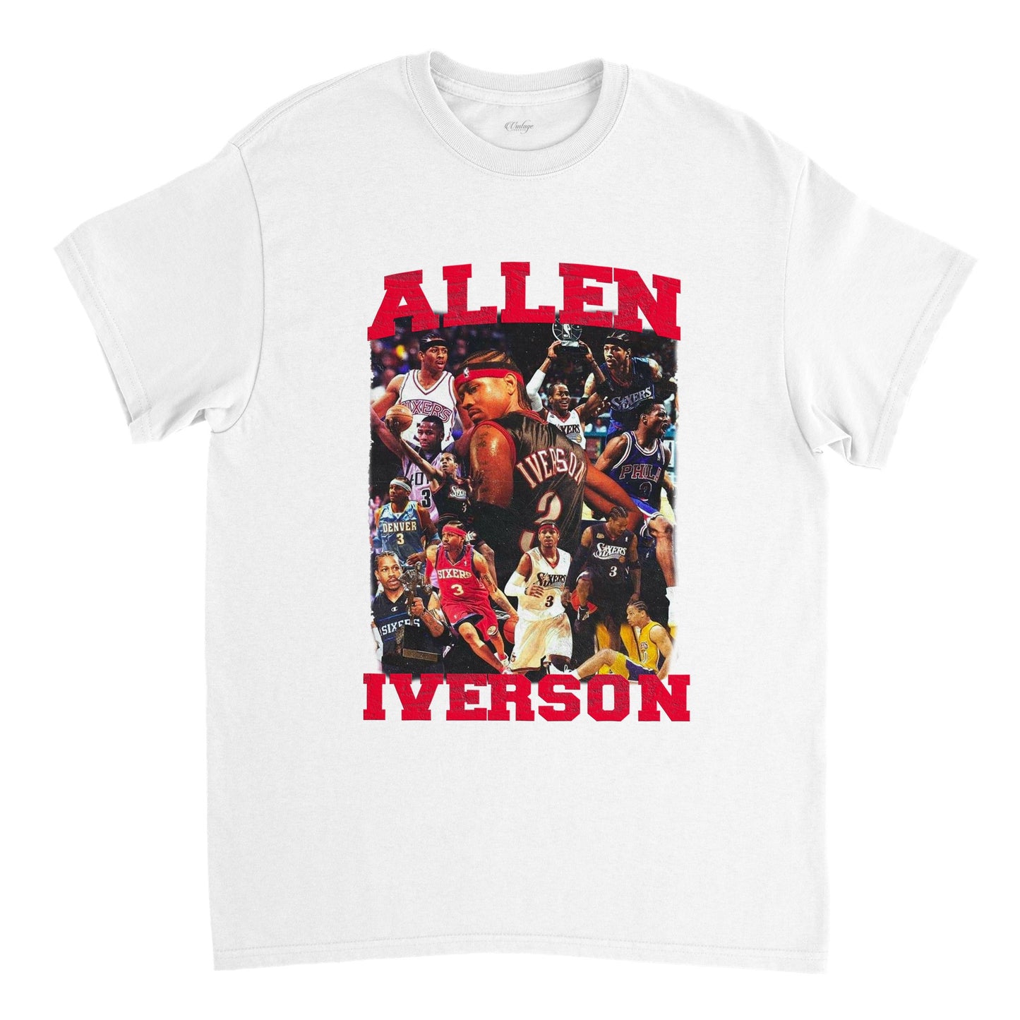 ALLEN IVERSON ACTION SHOT VINTAGE TEE