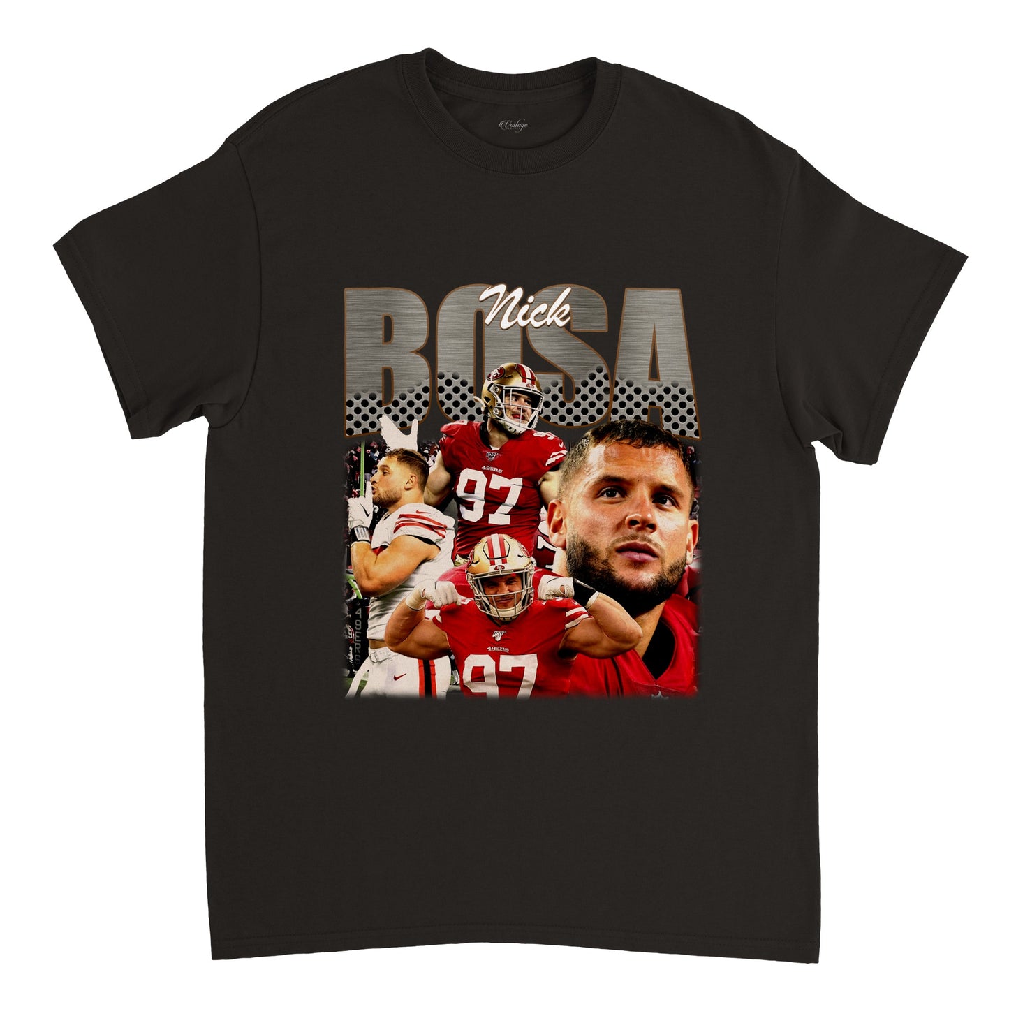 NICK BOSA 49ERS VINTAGE TEE