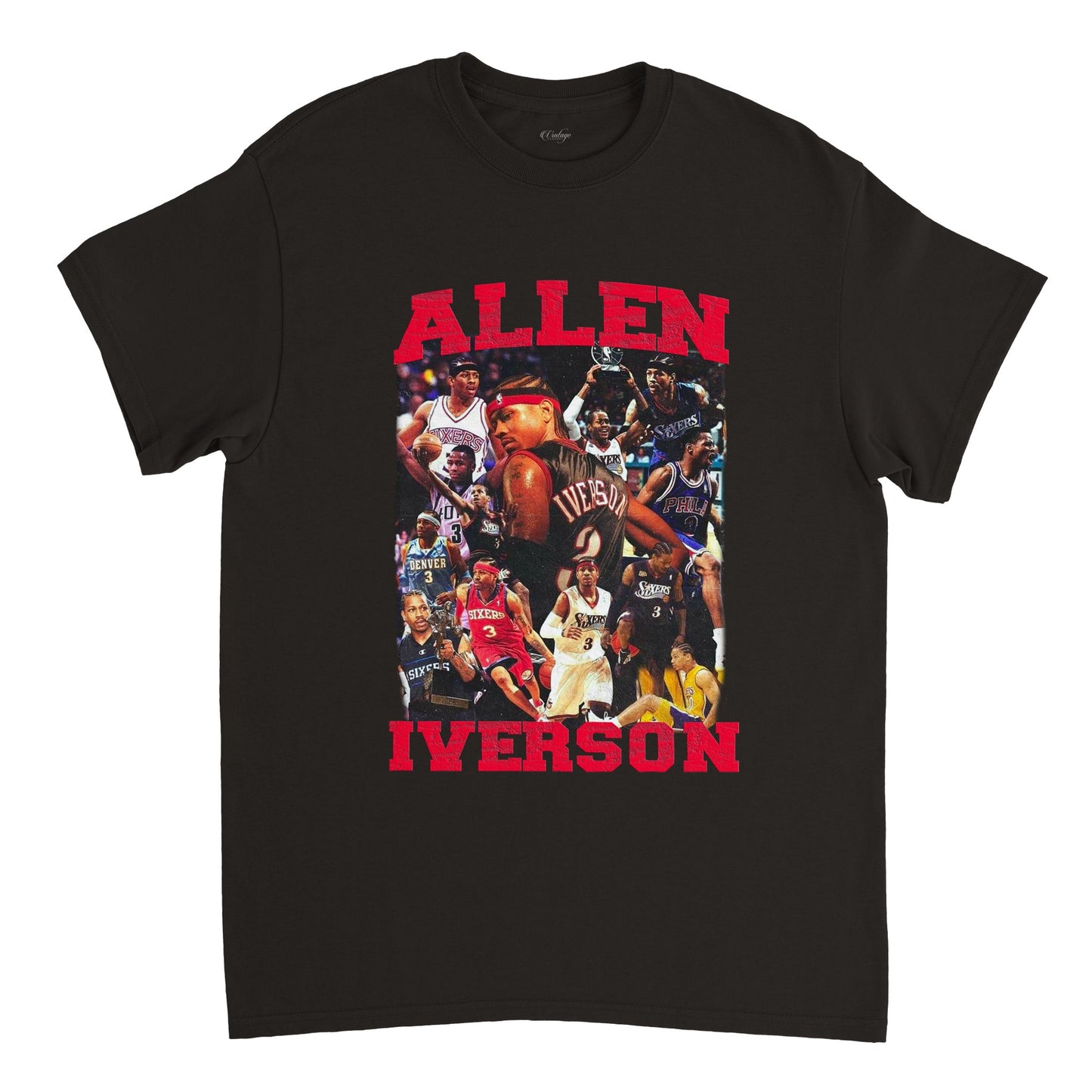 ALLEN IVERSON ACTION SHOT VINTAGE TEE