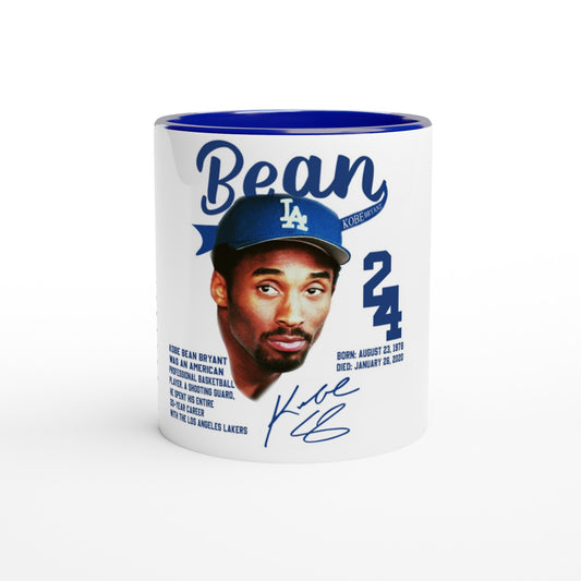 KOBE BEAN BRYANT DODGERS VINTAGE CLASSIC CERAMIC MUG