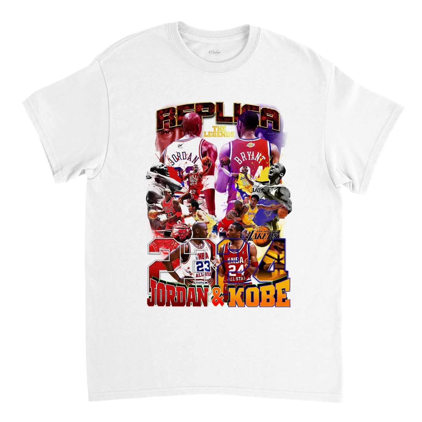 JORDAN AND KOBE VINTAGE TEE