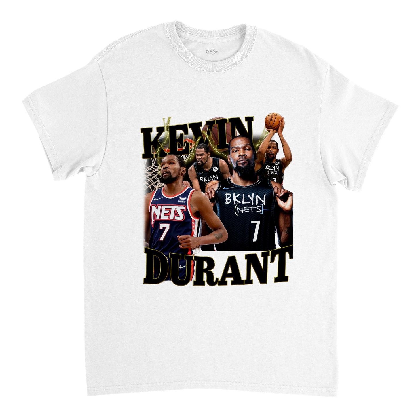 KEVIN DURANT BKLYN NETS VINTAGE TEE