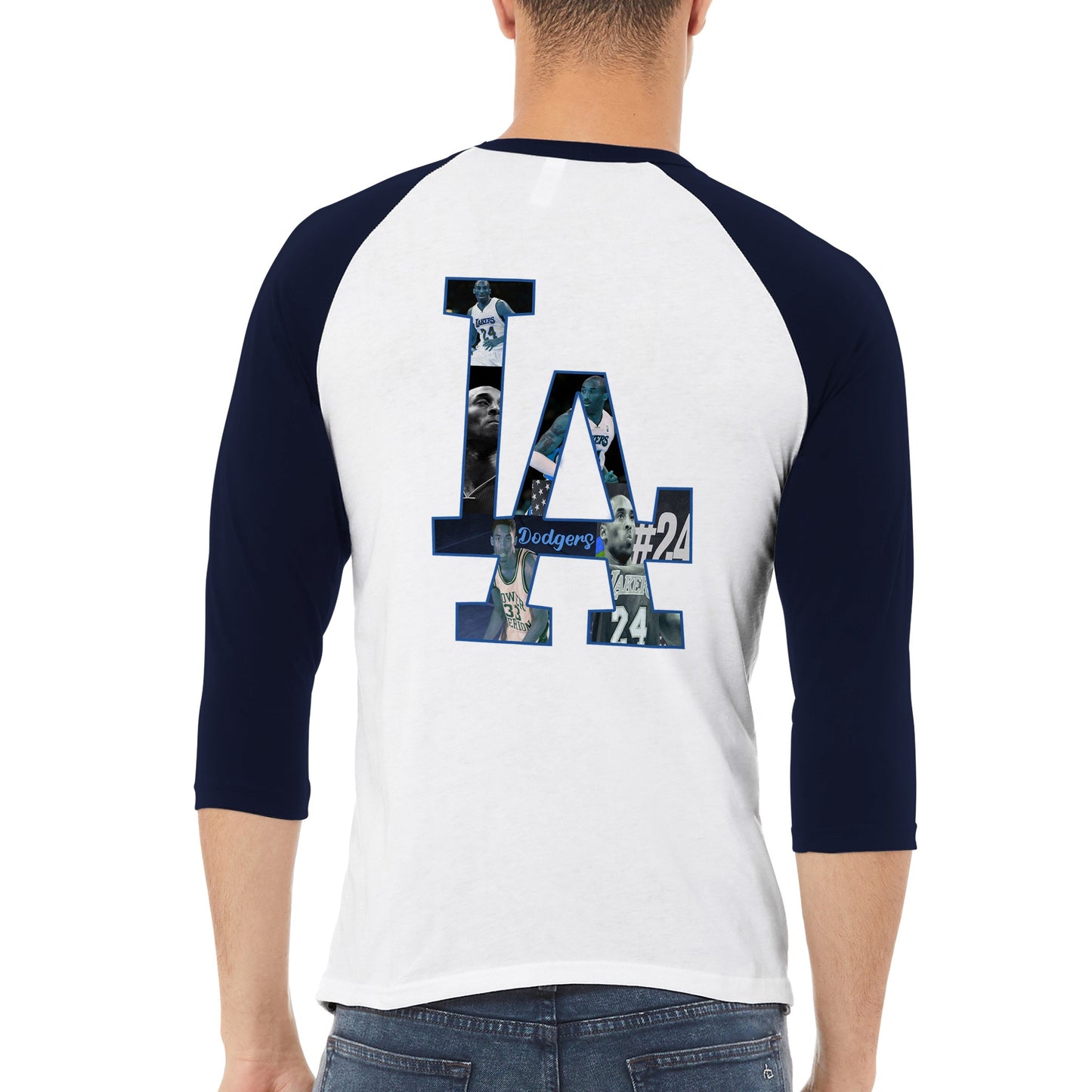 KOBE BEAN BRYANT DODGER VINTAGE RAGLAN (DS)