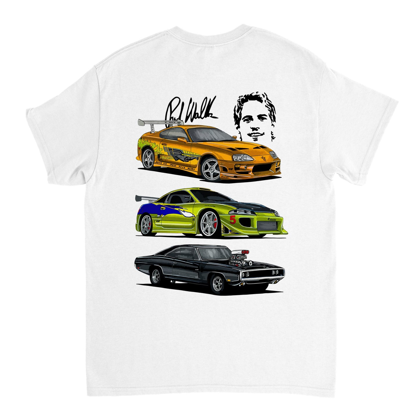 PAUL WALKER (RIP) FAST & FURIOUS VINTAGE TEE (DS)