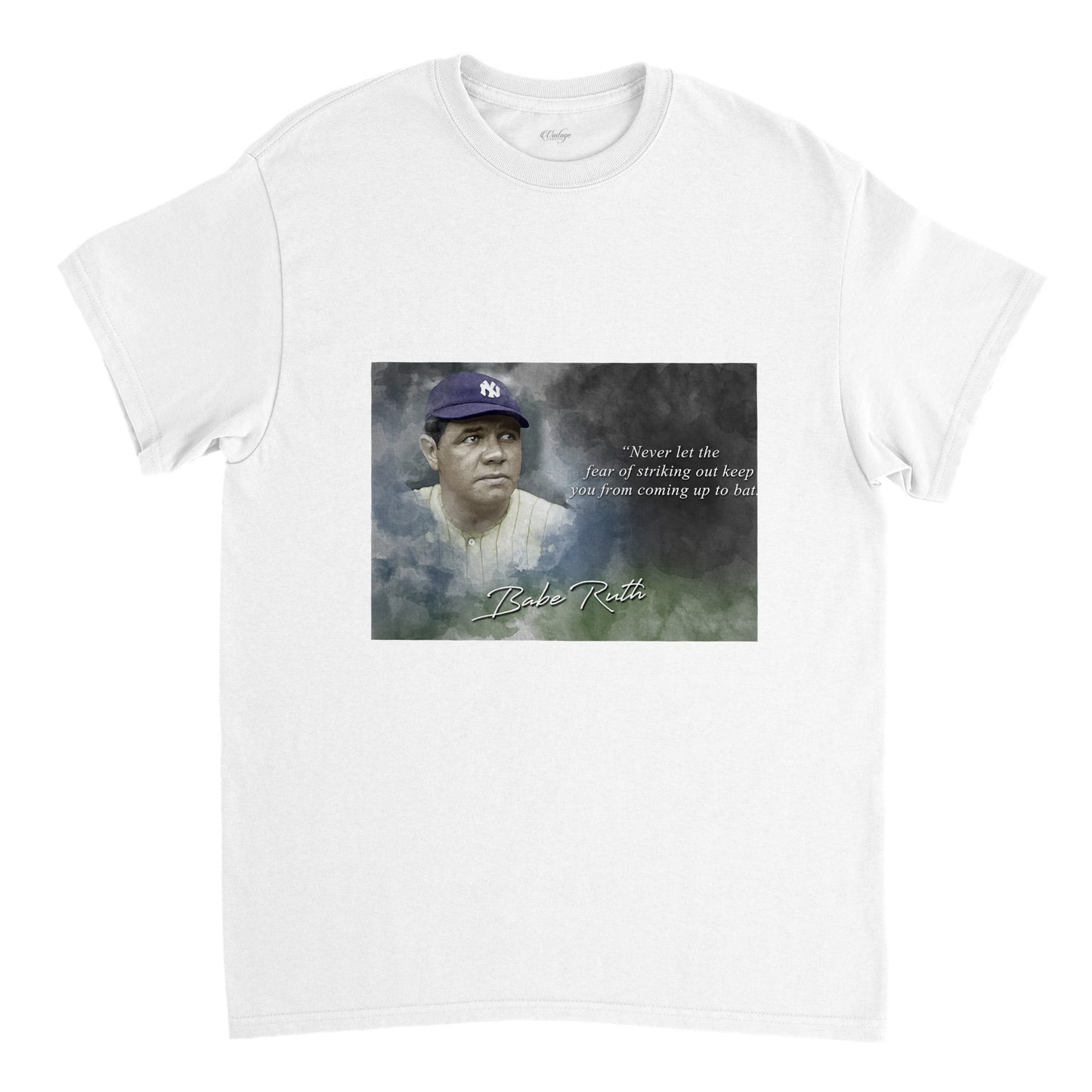 BABE RUTH QUOTE VINTAGE TEE (DS)