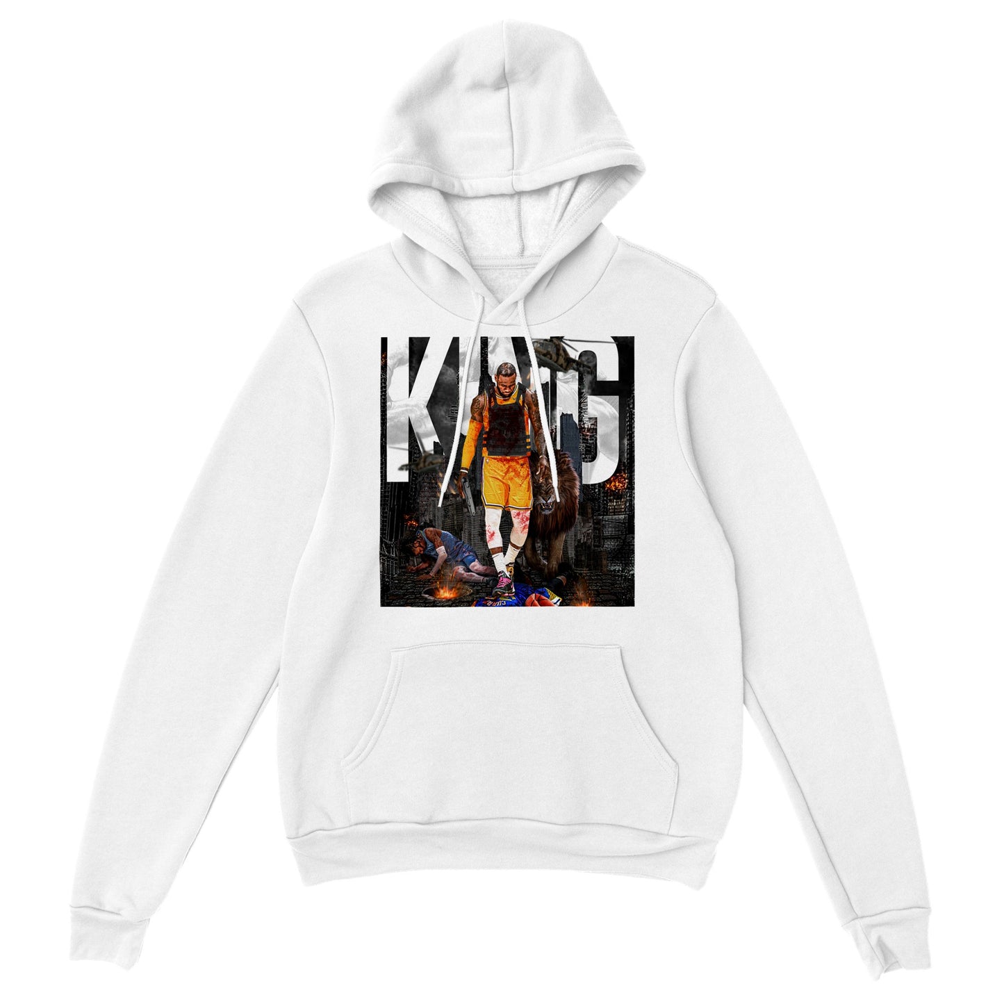 KING JAMES GAME MODE VINTAGE PREMIUM HOODY