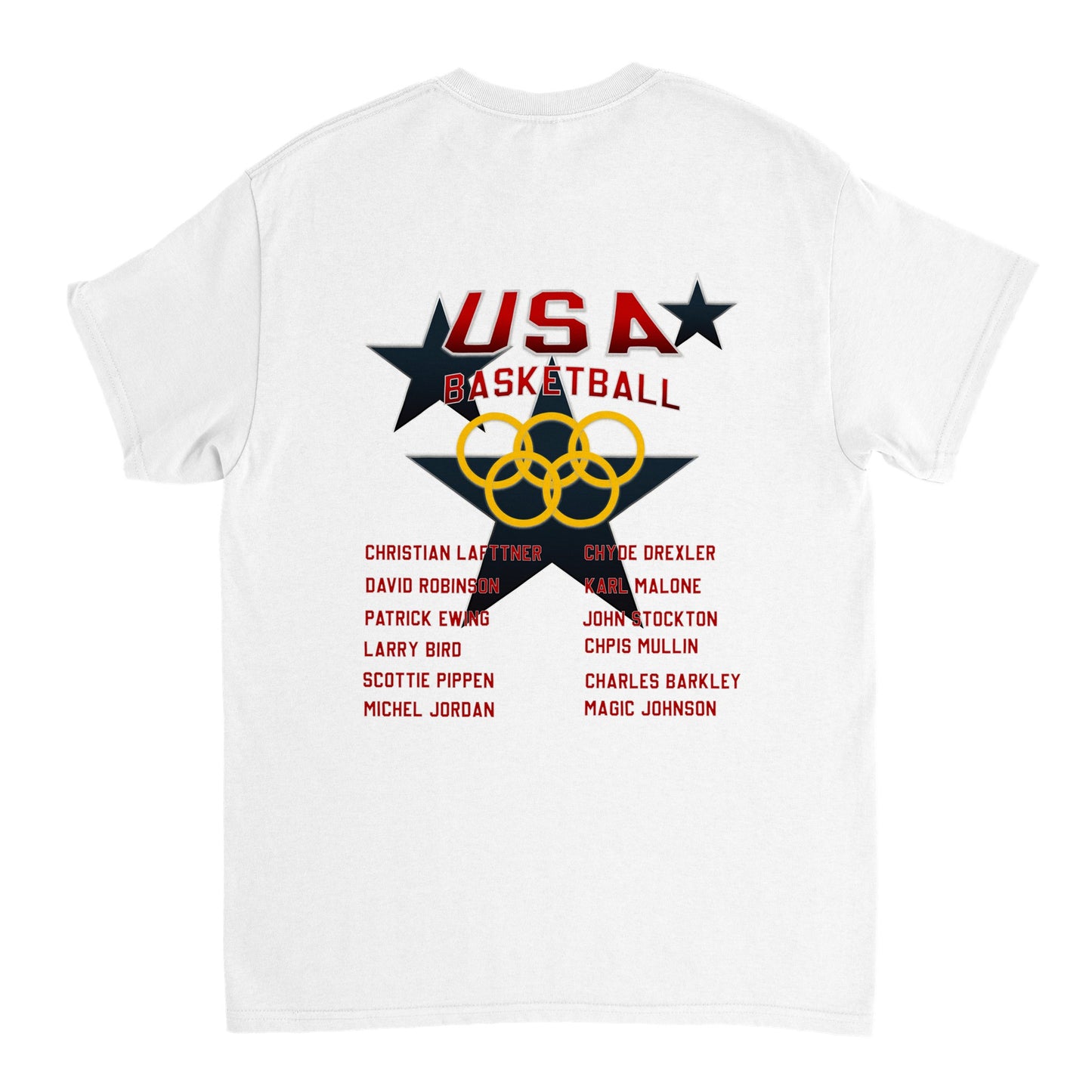 USA CHAMPIONS 1992 DREAM TEAM VINTAGE TEE (DS)